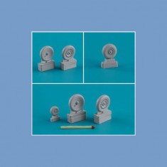 1/32 Focke-Wulf Fw.190 A/F/G/D Wheels (Dunlop, Early Main Tyre)