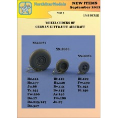 1/48 German Luftwaffe Aircrafts Wheel Chocks (Size 3)