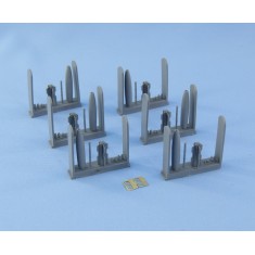 1/48 US Bomb 500 Lbs Mk-82 Snakeye w/Mk15 Mod IV Fin (6 Sets: 4 Different Nose+Decal)