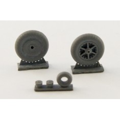 1/72 Messerschmitt Bf-109 F-2/4, G-2 Wheels Set