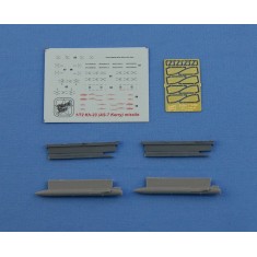 1/72 Soviet Kh-23M (AS-7 Kerry) Missile (x2) + APU-68 Launcher (x2)