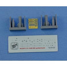 1/72 KAB-500L Laser Guided Bomb (2 Sets: Resin+PE+Decal)