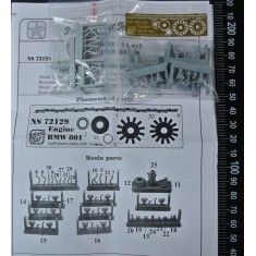1/72 WWII German 14-cylinder-radial Aircraft Engine BMW 801 D