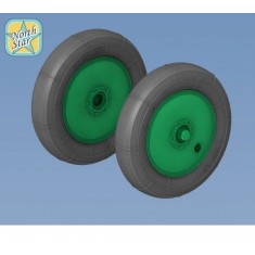 1/72 WWII Soviet Plane U-2/Po-2 Wheels Set (No Mask Series)