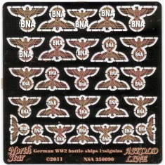 1/350 WWII German Battleships Insignias
