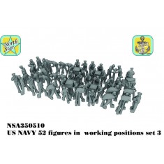 1/350 US Navy Figures in working positions Set 3