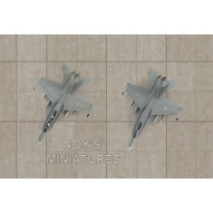1/48 Airfield Tarmac Sheet: Modular Generic Concrete Slabs (Length: 593mm, Width: 400mm)