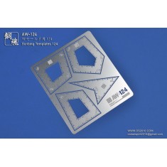 Non-scale Scribing Templates 124 for Gunpla