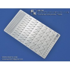 Non-scale Covering Tape Cutting Template (Triangle) for Gunpla