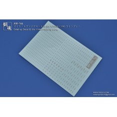 1/144 & 1/100 Detail-Up Decal 02 Light Gray for Gunpla