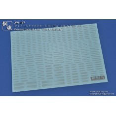  1/100 & 1/60 Detail-Up Decal 05-L Gray for Gunpla