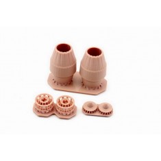 1/48 Sukhoi Su-27 AL-31F C-D Nozzles for G.W.H kits
