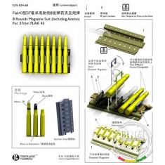 1/35 8 Rounds Magazine (including Ammo) for 37mm Flakvierling 43