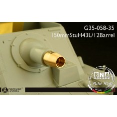 1/35 150mm StuH 43 L/12 Gun Barrel for Brummbar for Dragon kit
