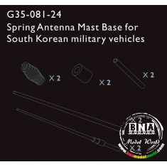 Spring Antenna Mast Base for 1/35 South Korean Military Vehicles
