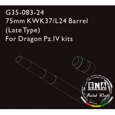 1/35 75mm KwK 37/L24 Barrel (Late Type) for Dragon Panzer IV kits