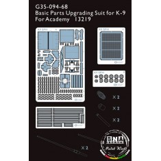 Detail-up Parts for 1/35 K-9 for Academy 13219