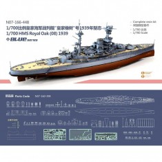 1/700 HMS Royal Oak (08) 1939 Complete resin kit