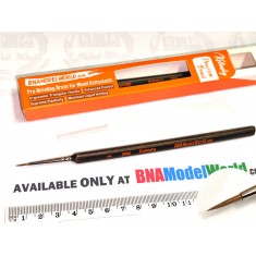 Professional Kolinsky Modelling Brush (Round, Size 0) - Crafted for Precision & Quality