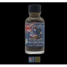 Australian Military Colour - #Yellow Olive RAL6014 (30ml, acrylic lacquer)