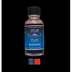 Acrylic Lacquer Paint - Candy Colour Red Candy (30ml)