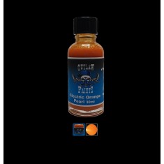 Acrylic Lacquer Paint - Pearls & Effects Colour Electric Orange Pearl (30ml)