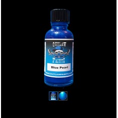 Acrylic Lacquer Paint - Pearls & Effects Colour Blue Pearl (30ml)