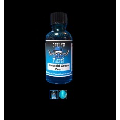 Acrylic Lacquer Paint - Pearls & Effects Colour Emerald Green Pearl (30ml)