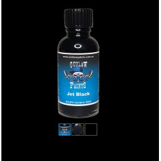 Acrylic Lacquer Paint - Solid Colour Jet Black (30ml)
