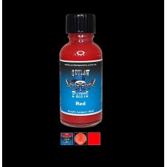 Acrylic Lacquer Paint - Solid Colour Red (30ml)