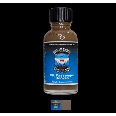 Acrylic Lacquer Paint - Solid Colour VR Passenger Roof Brown (30ml)