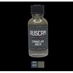 Acrylic Lacquer Paint - AUSCAM Camouflage Green (30ml)