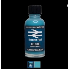 Acrylic Lacquer Paint - Ice Blue Insulated Wagons (30ml)