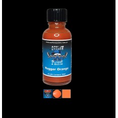 Acrylic Lacquer Paint - Solid Colour Hugger Orange (30ml)