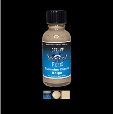 Acrylic Lacquer Paint - Solid Colour Cummins Diesel Beige (30ml)
