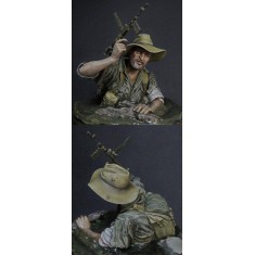 1/16 "River Crossing" (Aussie Digger Crossing River, New Guinea, WWII)