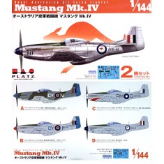 1/144 Royal Australian Air Force F-51 Mustang Mk. IV (2 kits)