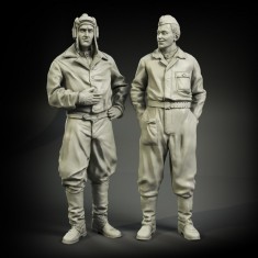 1/35 Soviet Tankers set (2 figures)