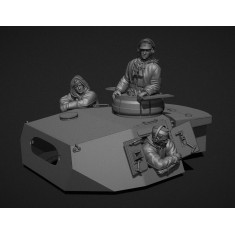 1/35 German Winter Turret Crew (PzIII & PzIV Tanks)