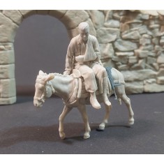 1/35 Wounded Fallschirmjager on A Donkey