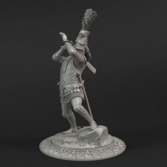 75mm Knight With Falchion Mid 14th Century
