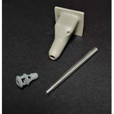 1/35 StuG IIIG Topfblende MG Mantlet with KwK40 Gun (Final muzzle brake)