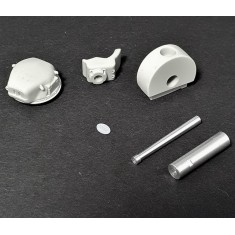 1/35 Char B1 Bis Mantlets with SA37 & Puteaux S35 Guns