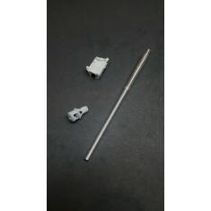 1/35 PaK 40 Gun Barrel with Breech (Mid muzzle brake)
