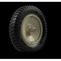 1/16 SdKfz 250 Road Wheels with Spare (Gelande)