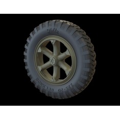 1/35 Road Wheels for WWII German Henschel 33 (Gelande Pattern) (11pcs)