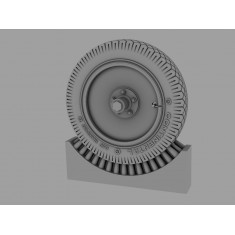 1/35 Road Wheels for WWII German FlaK/Nebelwerfer Trailers (Commercial Pattern A)(2pcs)