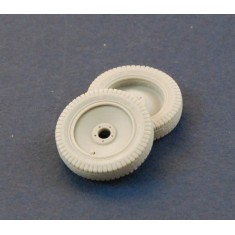1/35 WWII Spare Wheels (2pcs) for SdKfz.10 & SdKfz.250 (Commercial Pattern)