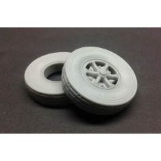 1/35 Italian Lancia 3RO Road Wheels (Libia crosscountry pattern)