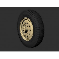 1/35 Rolls-Royce AC Road Wheels (Dunlop)